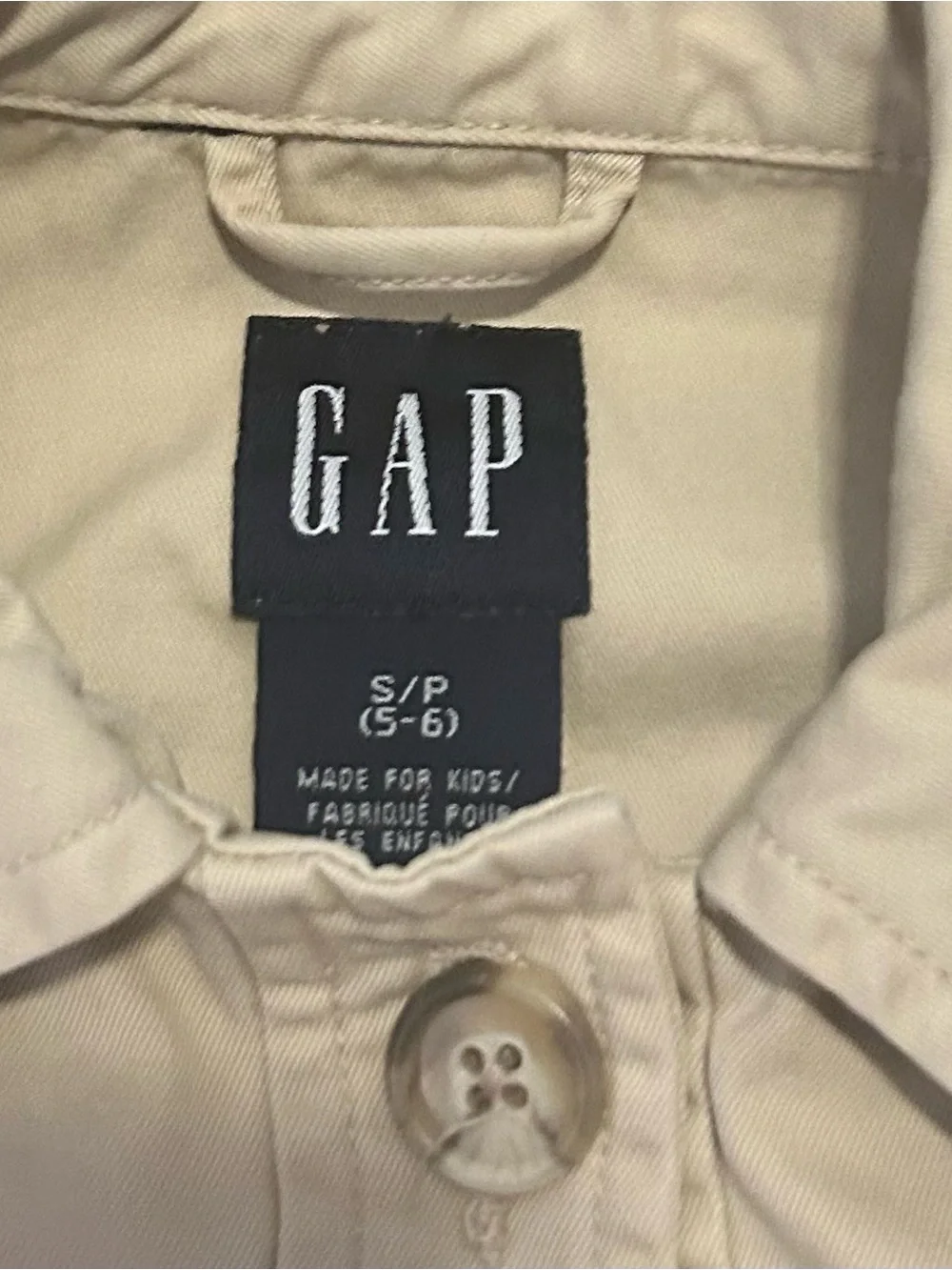 GAP Girls Cream Embroidered flowers  Pea Coat 249